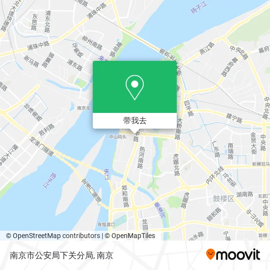 南京市公安局下关分局地图