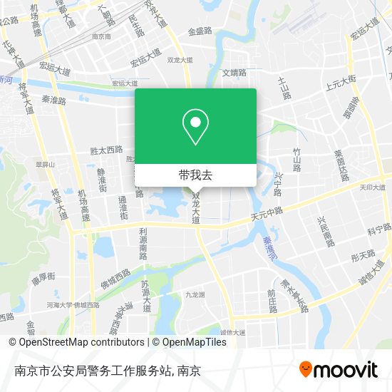 南京市公安局警务工作服务站地图