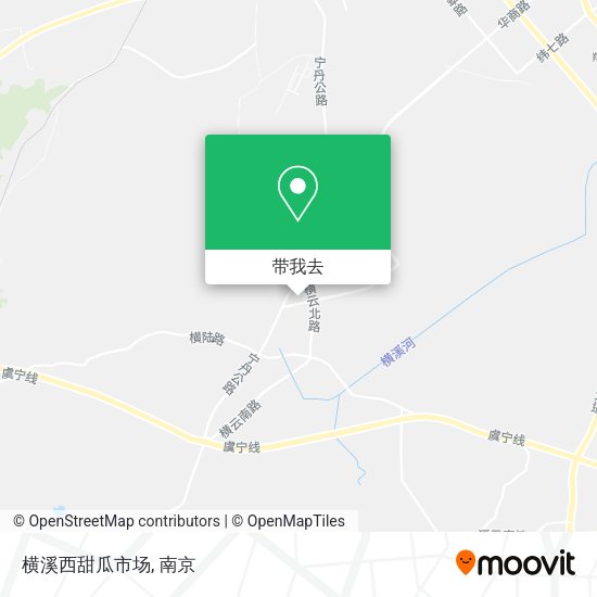 横溪西甜瓜市场地图