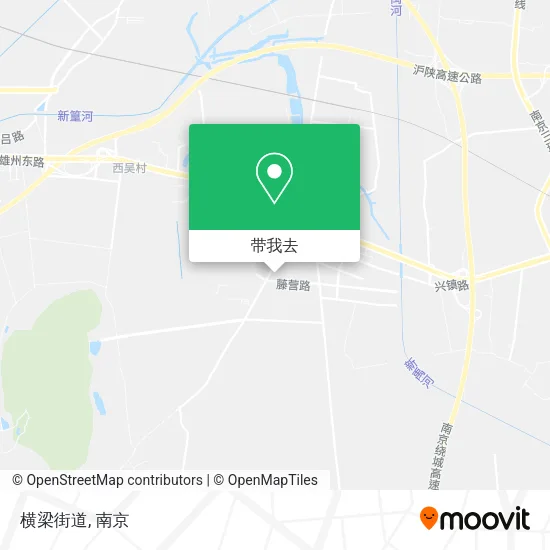 横梁街道地图