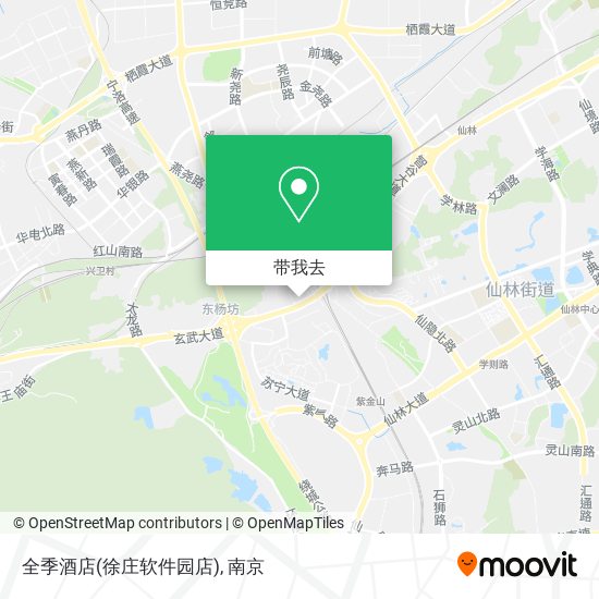 全季酒店(徐庄软件园店)地图