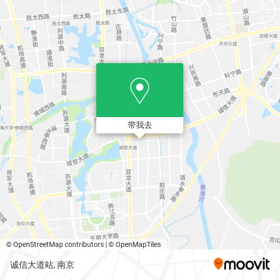 诚信大道站地图