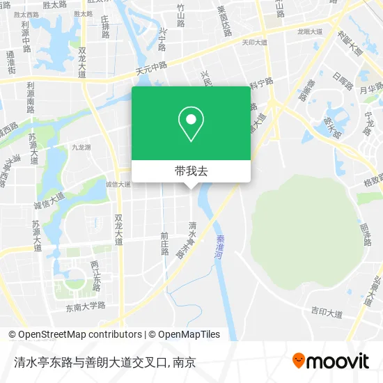 清水亭东路与善朗大道交叉口地图