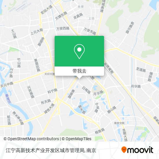 江宁高新技术产业开发区城市管理局地图