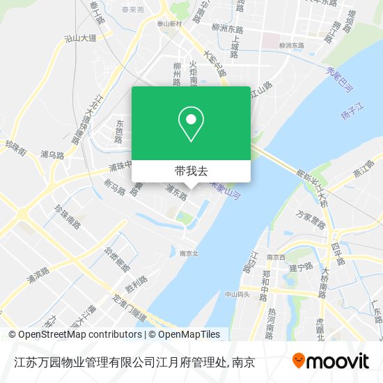 江苏万园物业管理有限公司江月府管理处地图