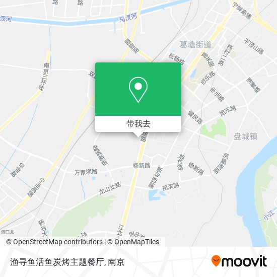 渔寻鱼活鱼炭烤主题餐厅地图