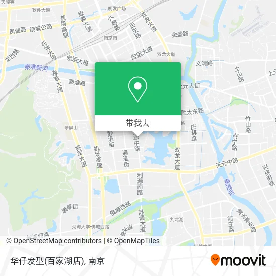 华仔发型(百家湖店)地图