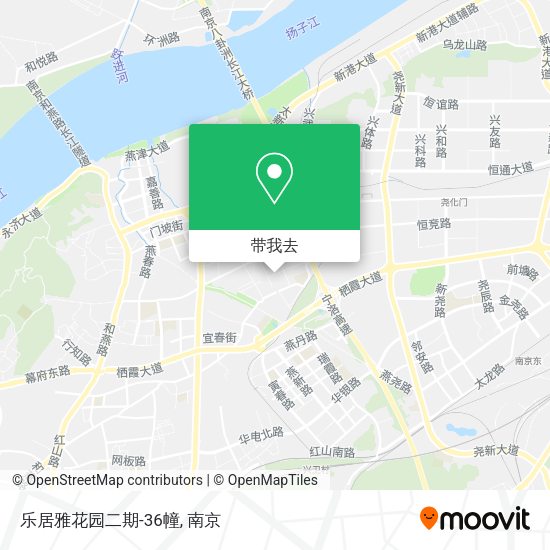 乐居雅花园二期-36幢地图