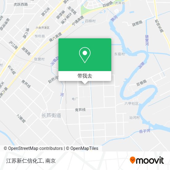 江苏新仁信化工地图