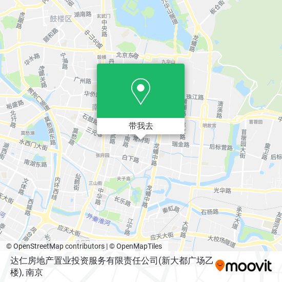 达仁房地产置业投资服务有限责任公司(新大都广场乙楼)地图