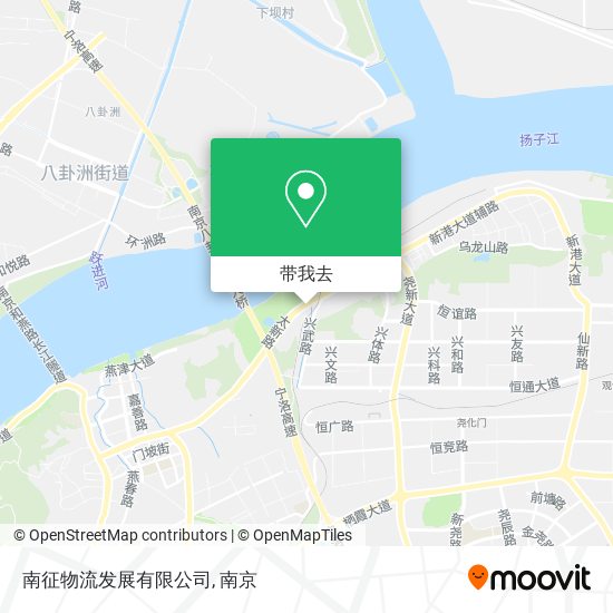 南征物流发展有限公司地图