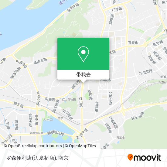 罗森便利店(迈皋桥店)地图