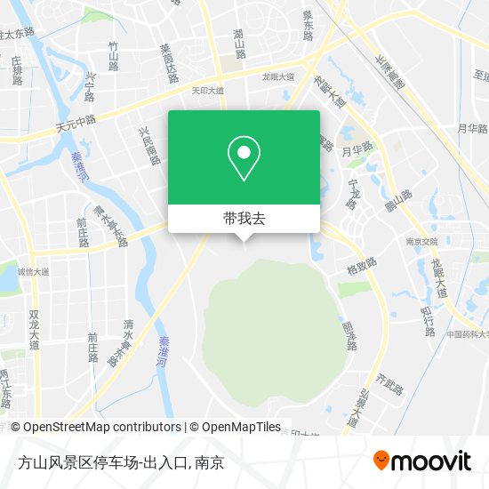 方山风景区停车场-出入口地图