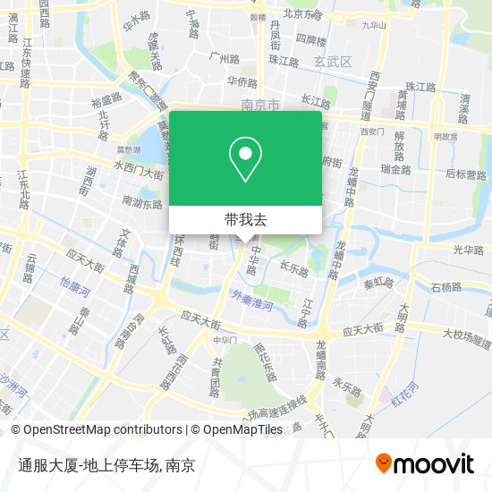 通服大厦-地上停车场地图