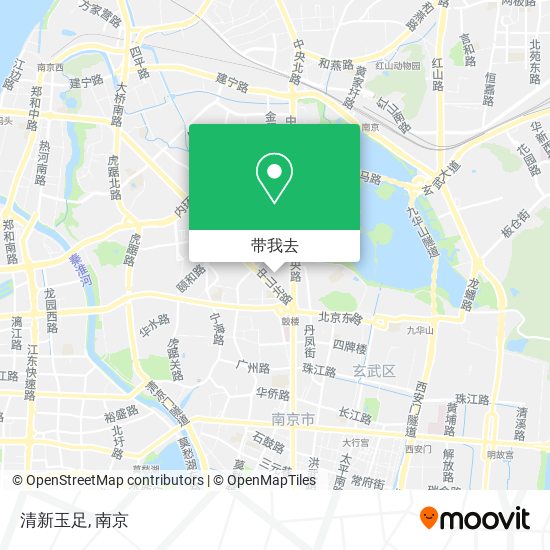 清新玉足地图