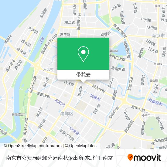 南京市公安局建邺分局南苑派出所-东北门地图