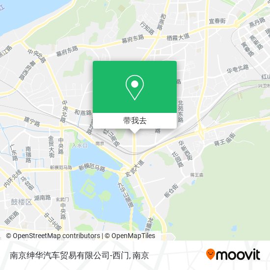 南京绅华汽车贸易有限公司-西门地图