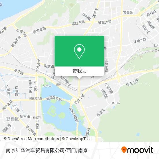南京绅华汽车贸易有限公司-西门地图