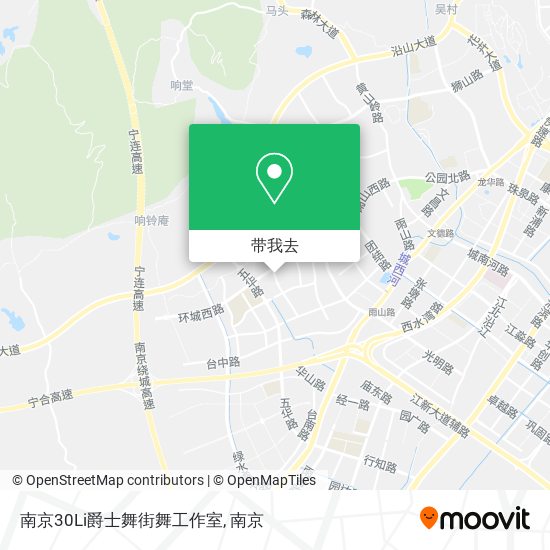 南京30Li爵士舞街舞工作室地图