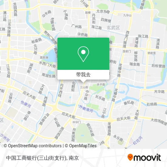 中国工商银行(三山街支行)地图