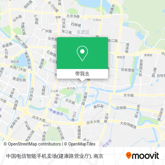 中国电信智能手机卖场(建康路营业厅)地图