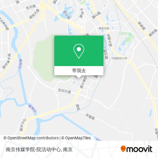 南京传媒学院-院活动中心地图