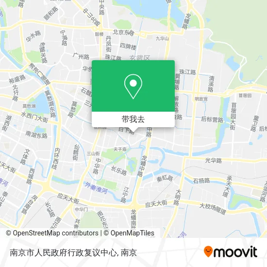 南京市人民政府行政复议中心地图