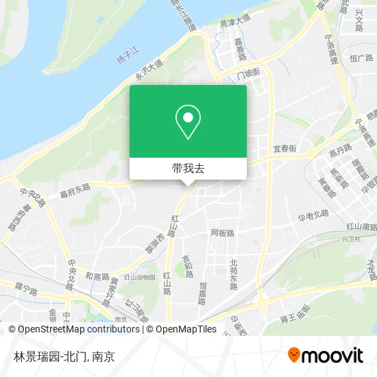 林景瑞园-北门地图