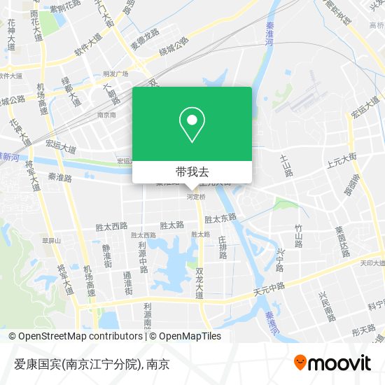 爱康国宾(南京江宁分院)地图