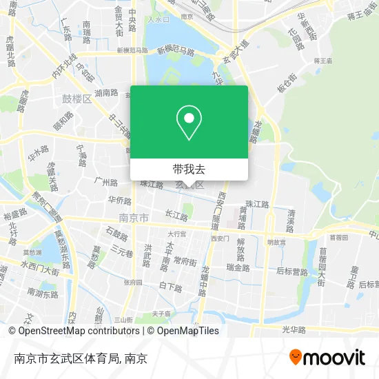 南京市玄武区体育局地图