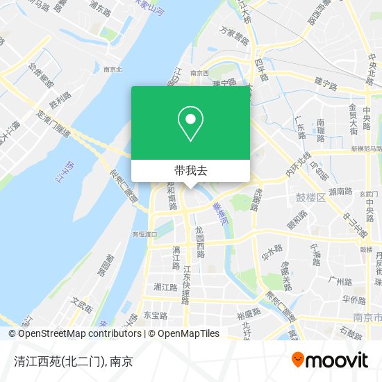 清江西苑(北二门)地图