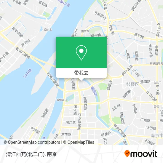 清江西苑(北二门)地图