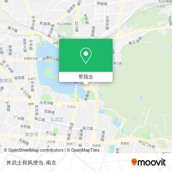丼武士和风便当地图
