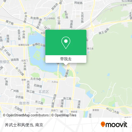 丼武士和风便当地图