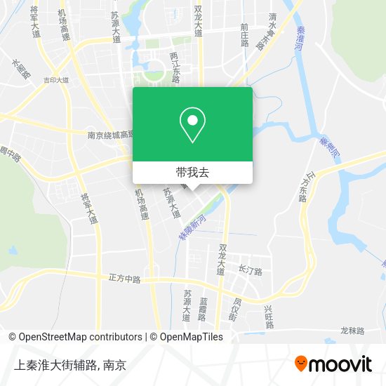 上秦淮大街辅路地图