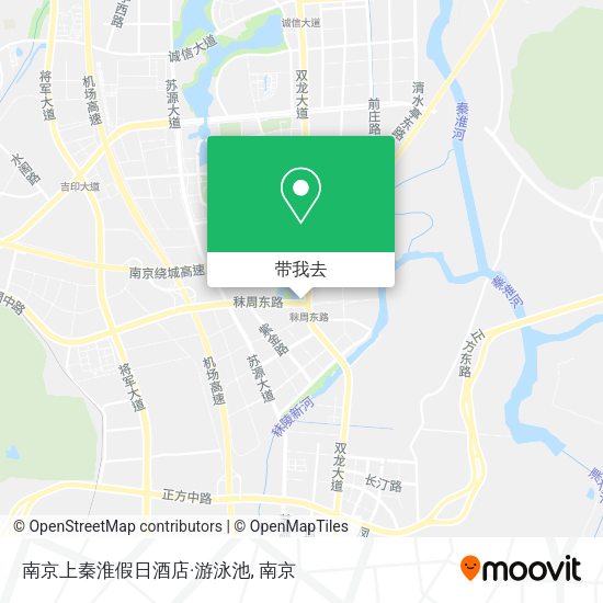 南京上秦淮假日酒店·游泳池地图