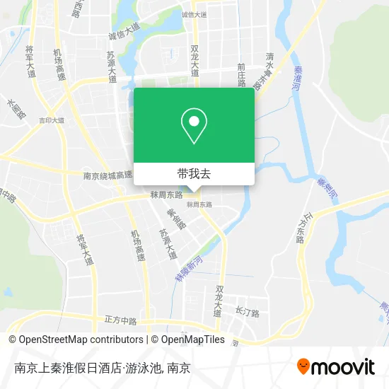南京上秦淮假日酒店·游泳池地图