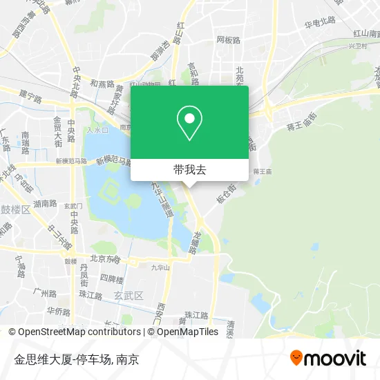 金思维大厦-停车场地图