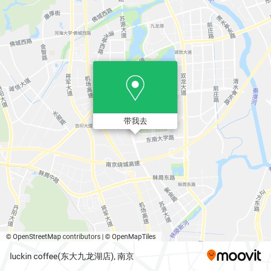 luckin coffee(东大九龙湖店)地图