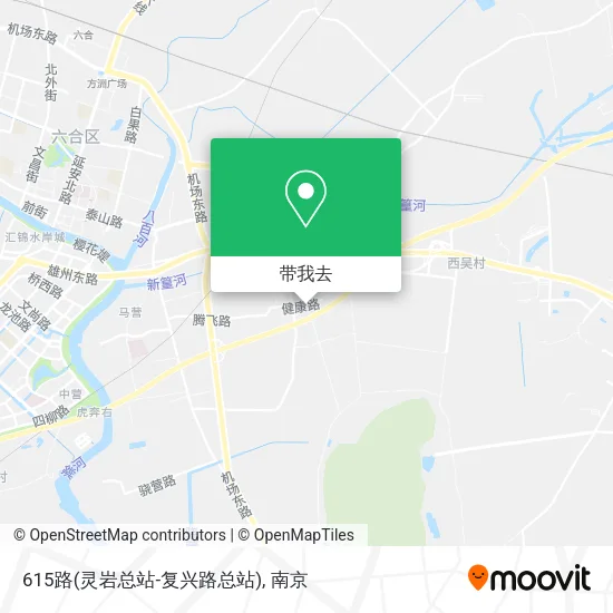 615路(灵岩总站-复兴路总站)地图