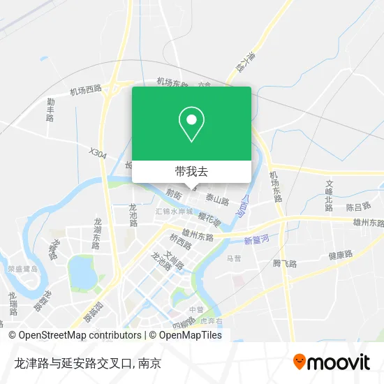 龙津路与延安路交叉口地图