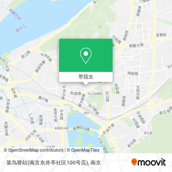 菜鸟驿站(南京东井亭社区100号店)地图