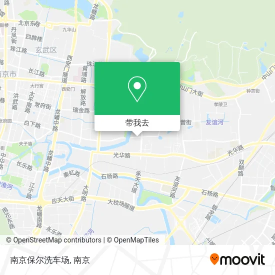 南京保尔洗车场地图