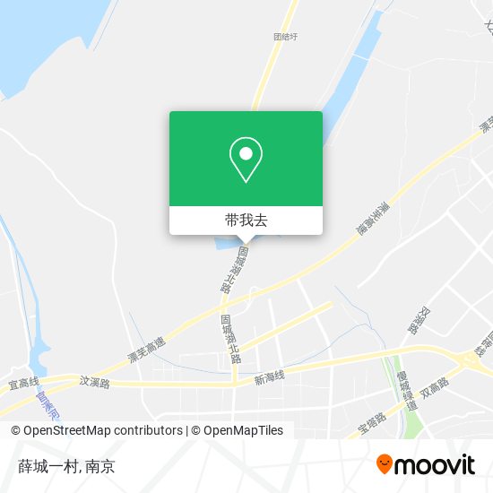 薛城一村地图