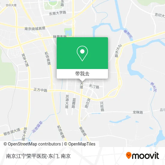 南京江宁荣平医院-东门地图