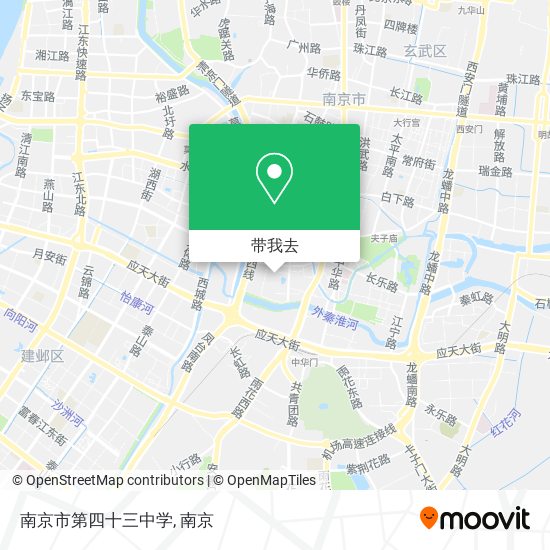 南京市第四十三中学地图