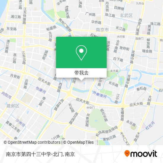 南京市第四十三中学-北门地图