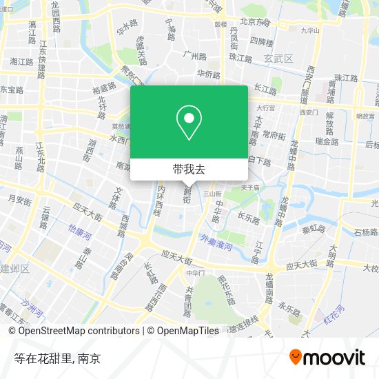 等在花甜里地图