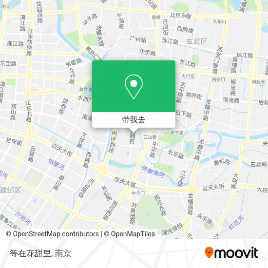 等在花甜里地图