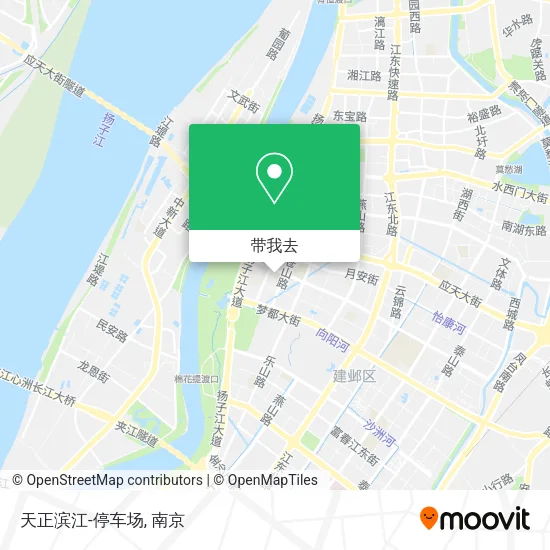 天正滨江-停车场地图